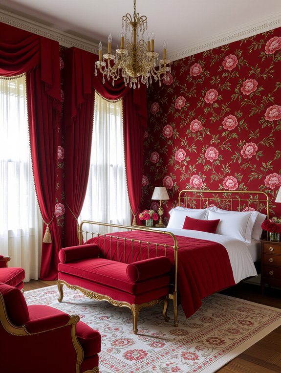 bold vibrant floral statement