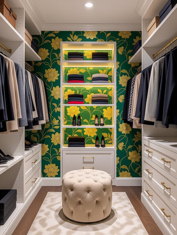 bold wallpaper statement wall