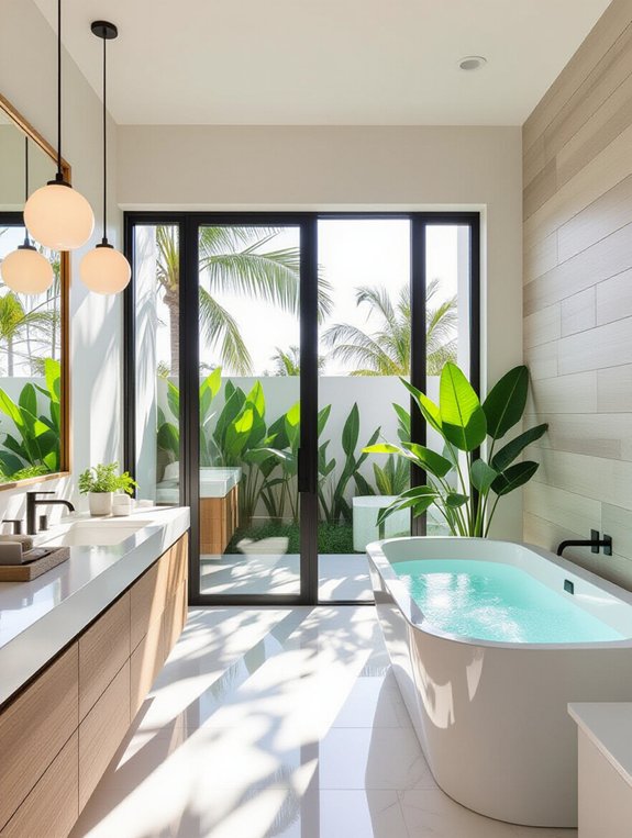 bright airy bathroom retreat