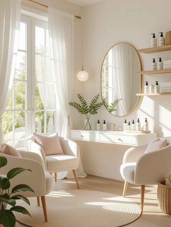 bright airy beauty space
