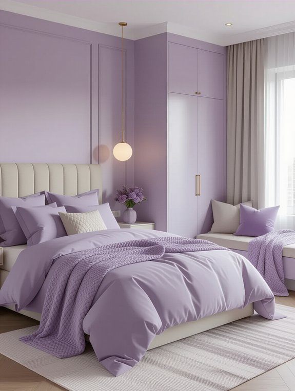 calming lavender bedroom sanctuary