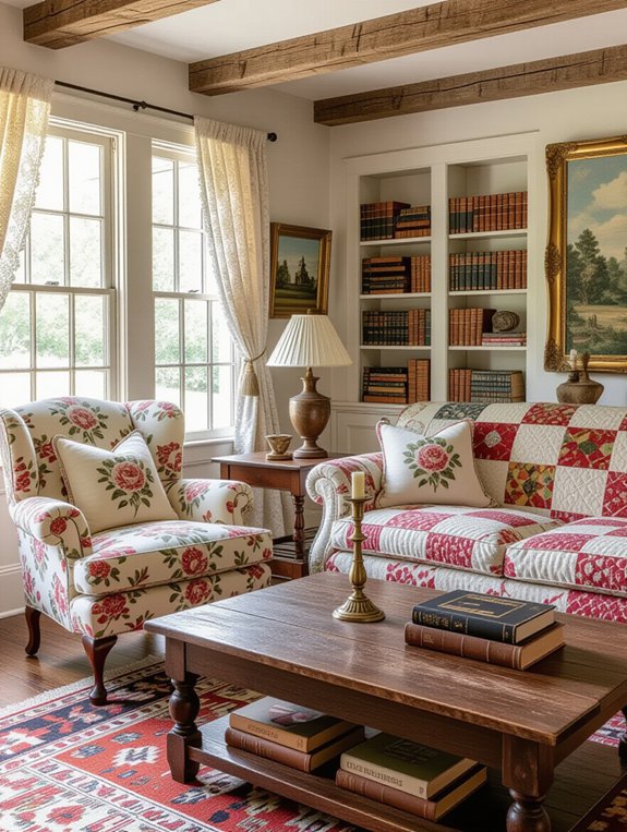 charm through vintage furniture