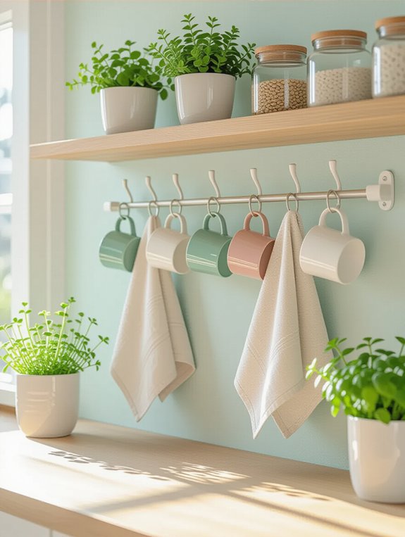 charming kitchen organization solution
