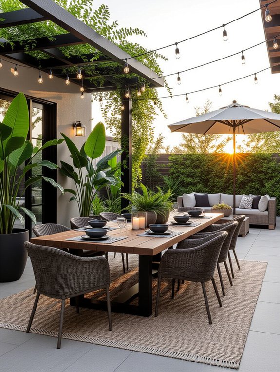 charming outdoor dining experience