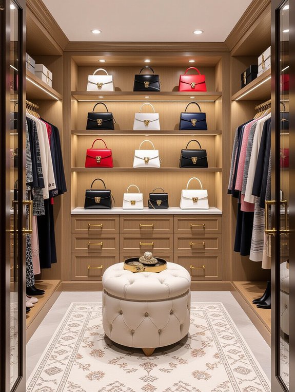 chic closet display ideas