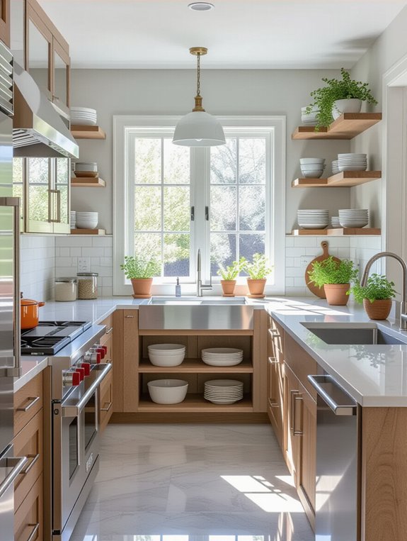 chic small kitchen solutions