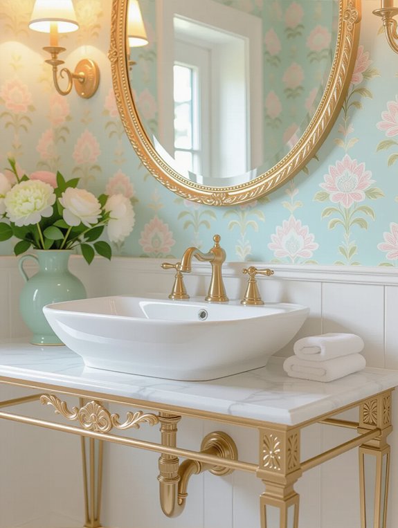 chic space saving bathroom sinks