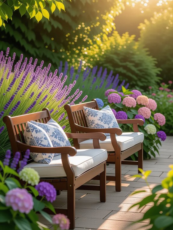 classic wooden bench elegance