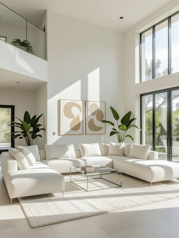 clean lines neutral palette