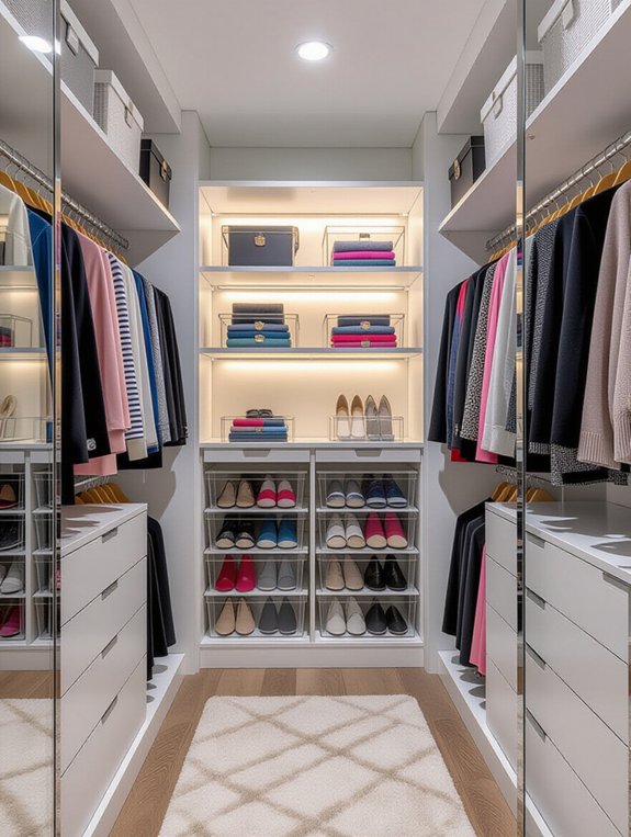 clear boxes enhance organization