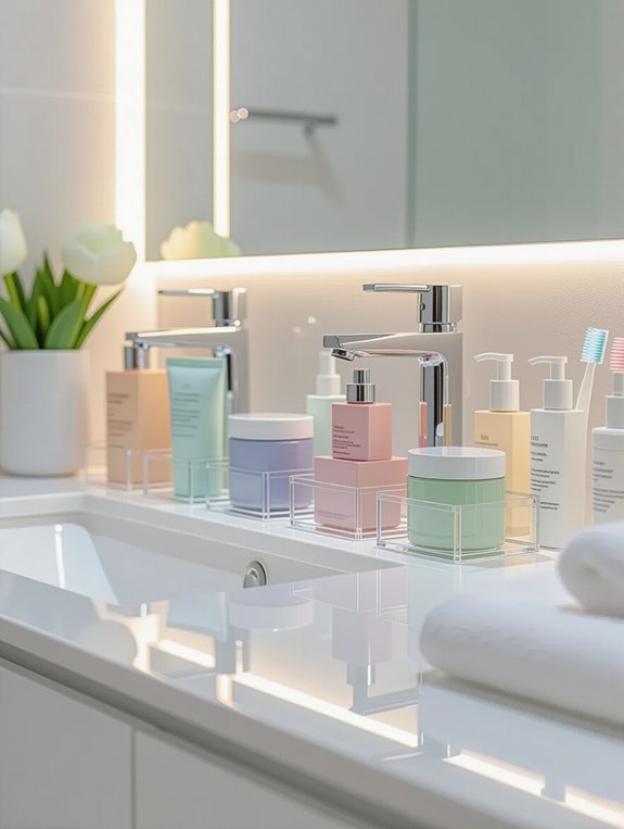 clear containers enhance organization