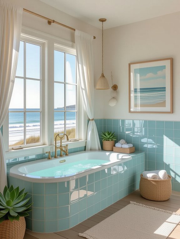 coastal bathroom design elements