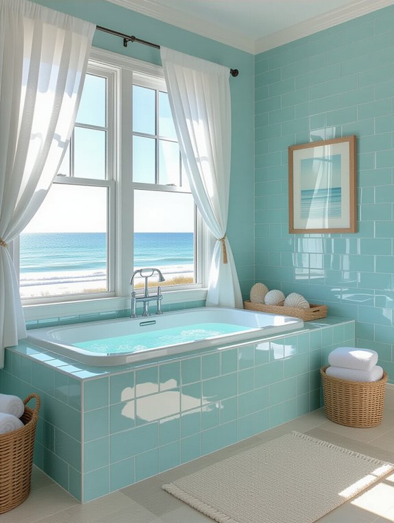 coastal bathroom retreat decor