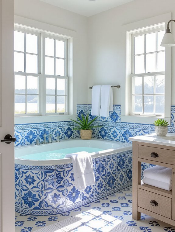 coastal bathroom serenity design