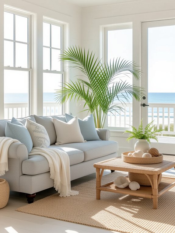 coastal gray sofa retreat