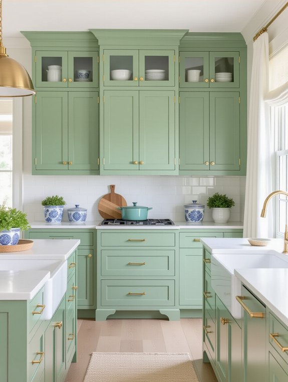 coastal kitchen color palette