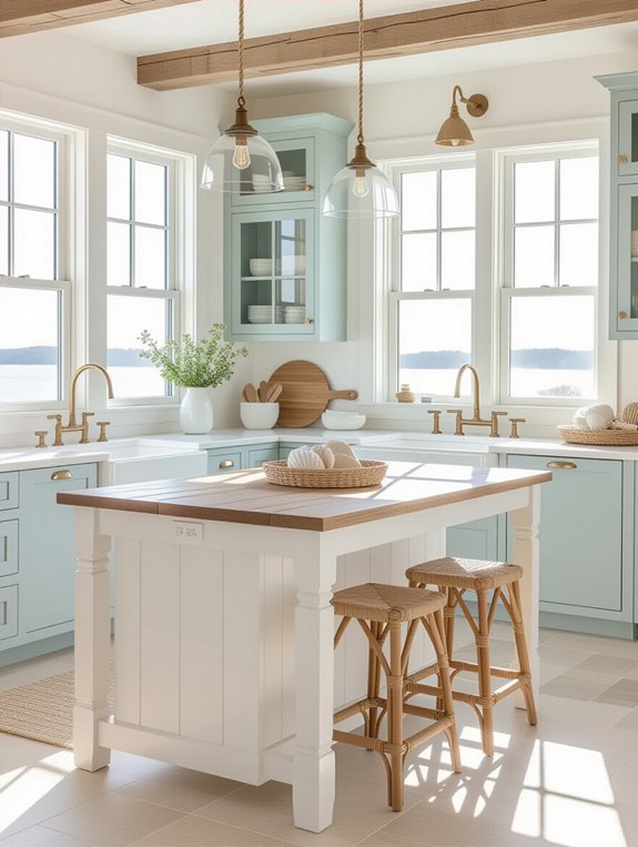 coastal kitchen design elements