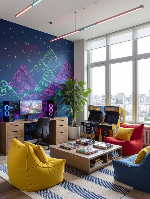 collaborative game and leisure spaces