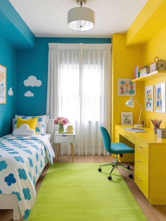 color coded personal spaces