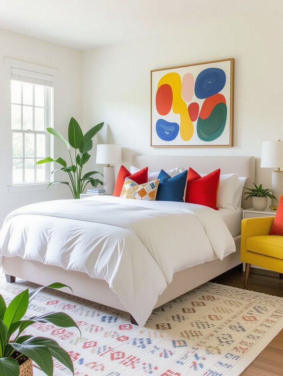 colorful accents enhance personality