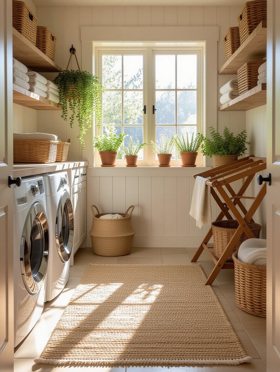 comfortable colorful utility rug