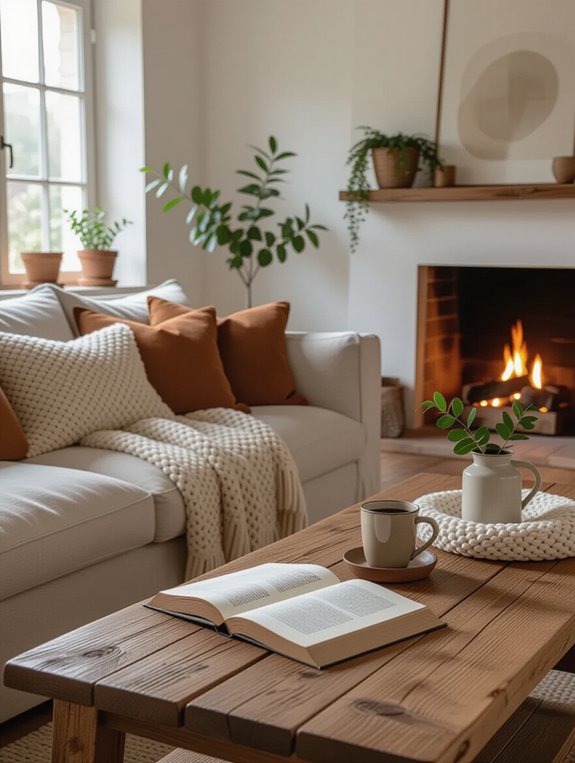 comfortable cozy living furniture