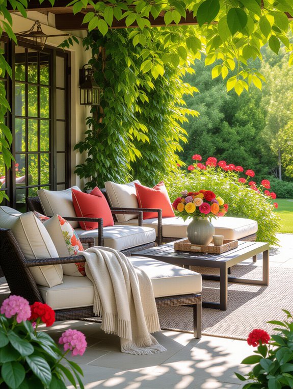 comfortable outdoor relaxation chairs