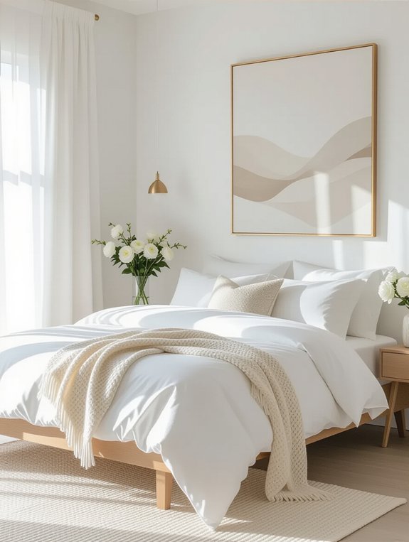 contemporary minimalistic bedroom design