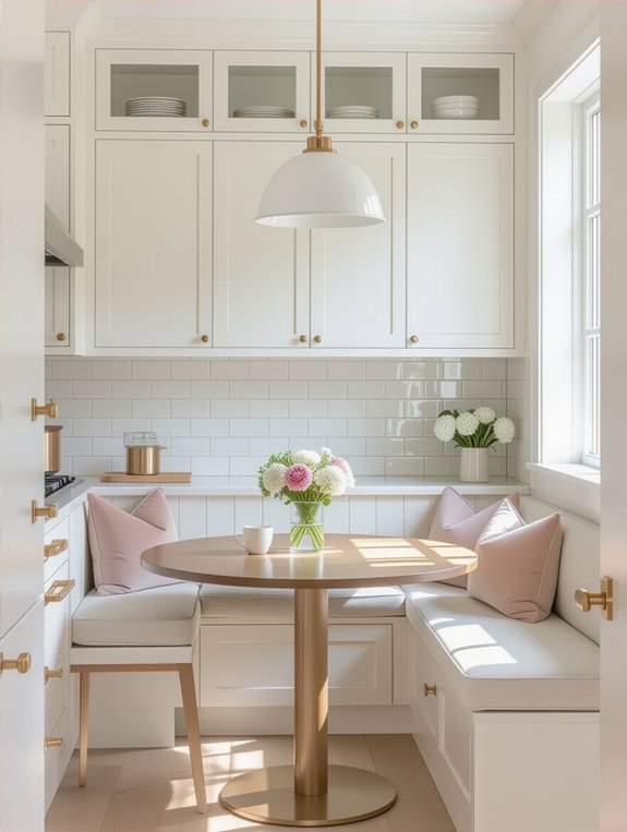 cozy breakfast nook design