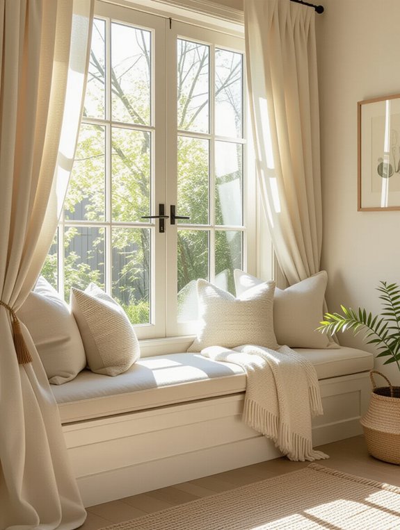 cozy compact corner seating