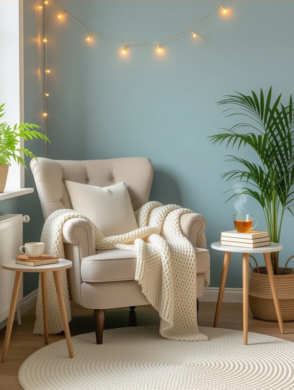 cozy corner for reading