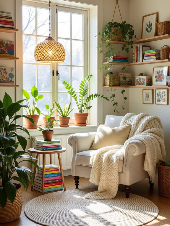 cozy corner reading retreat