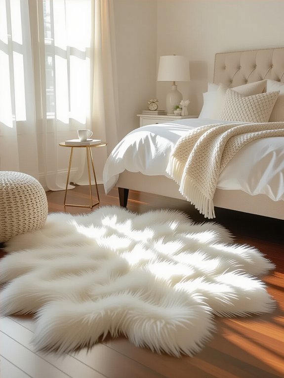 cozy faux fur rugs