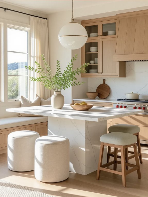 cozy kitchen dining nook