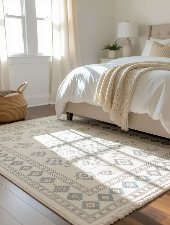 cozy layered area rugs