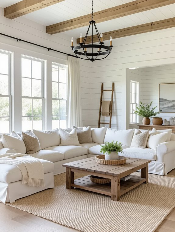 cozy modern farmhouse aesthetic