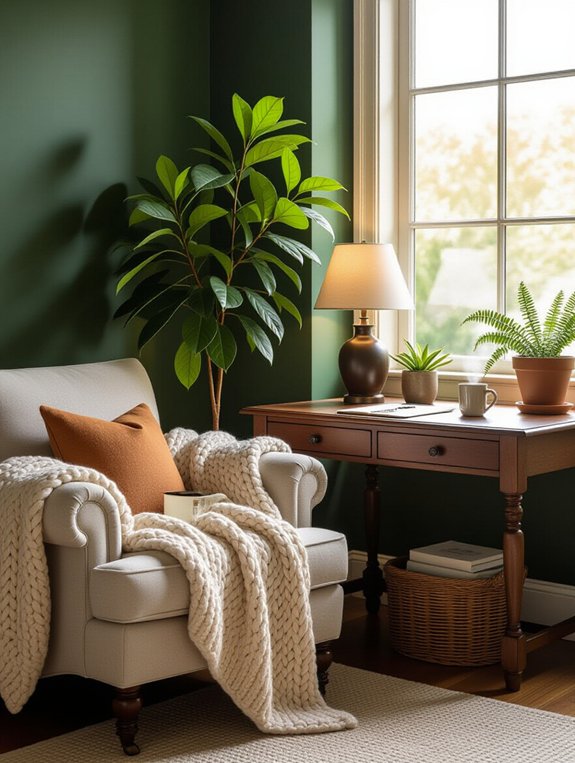 cozy organized inspiring workspace