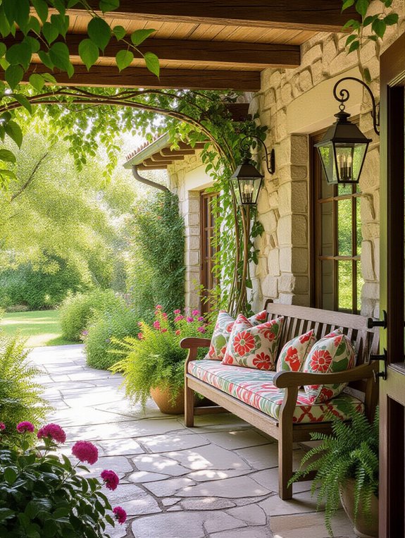 cozy outdoor bench cushions