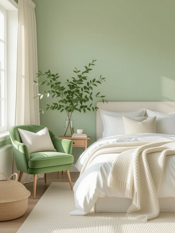 cozy pistachio relaxation nook