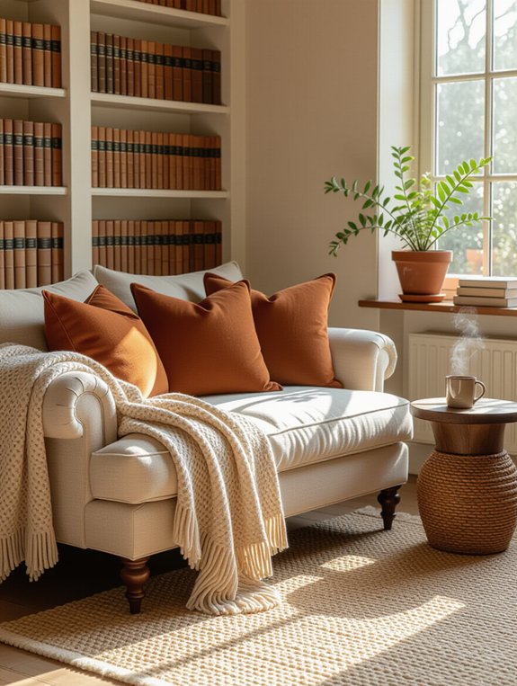 cozy reading retreat space