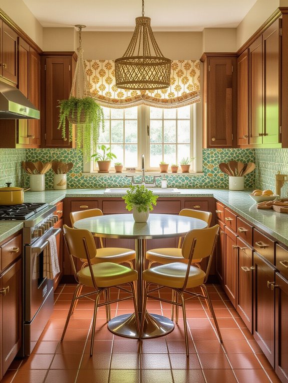 cozy retro kitchen vibes