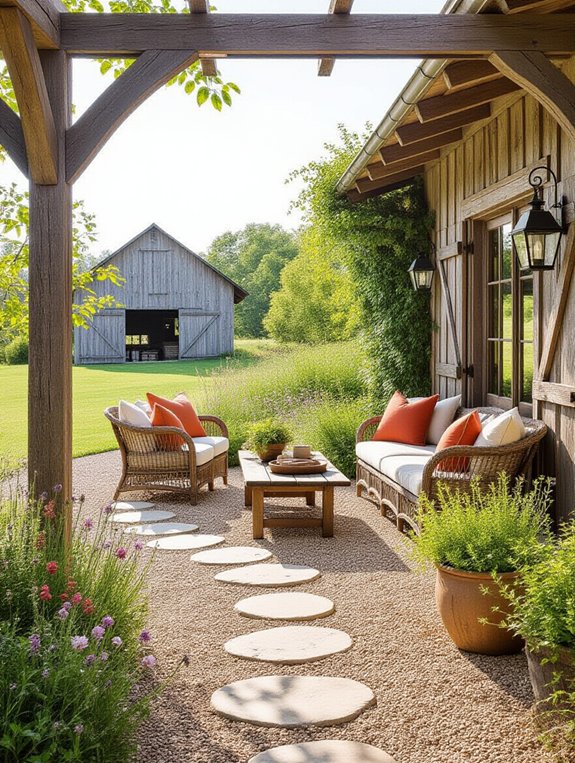 cozy rustic farmhouse retreat