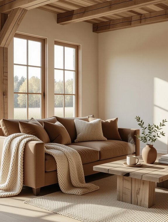 cozy rustic living room