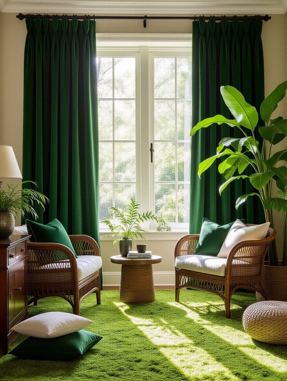 cozy textured fabric decor