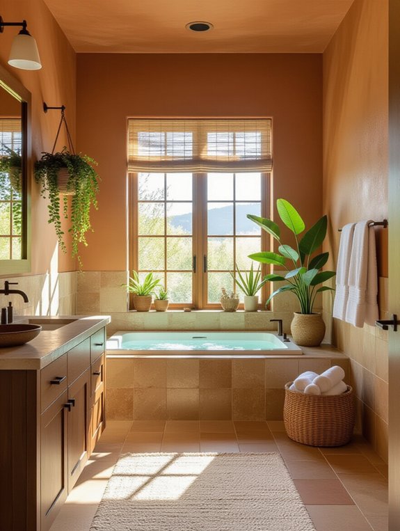 cozy warm earth tones