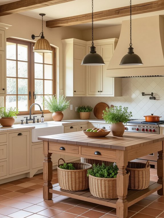 cozy warm earthy kitchen