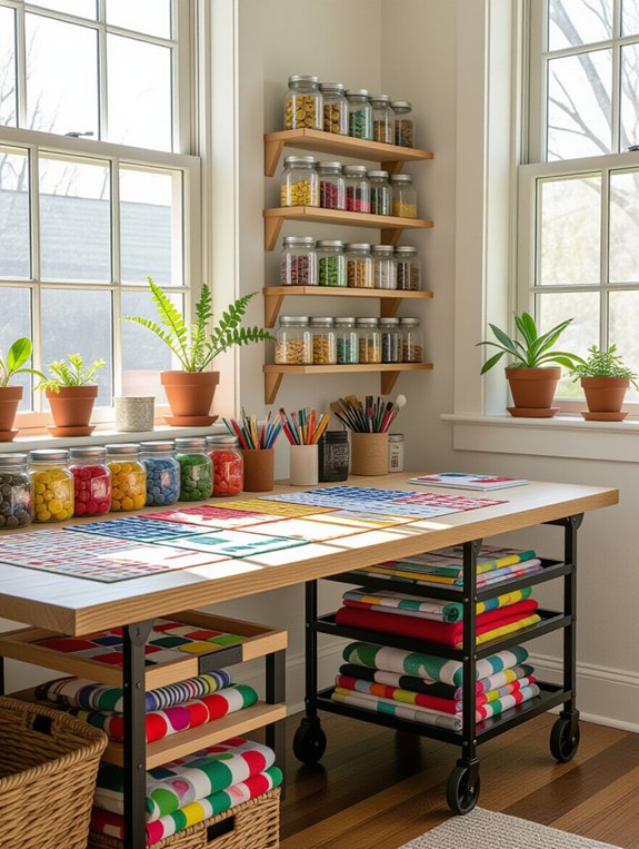 creative crafting corner organization