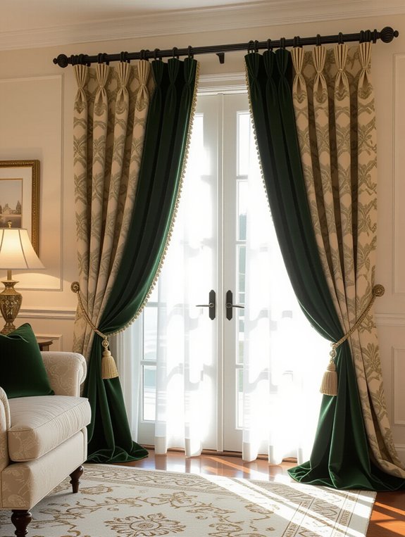 curtain tiebacks enhance decor