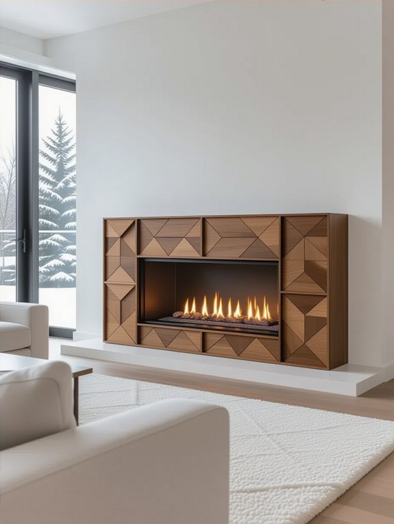 customizable modular fireplace design