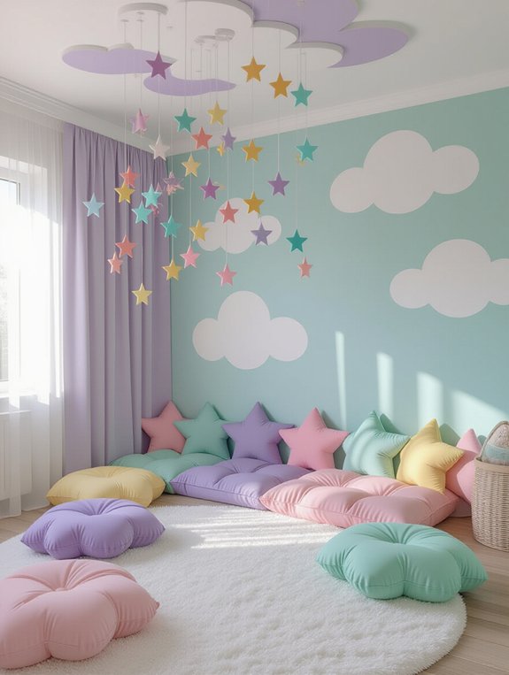 dreamy cloud nursery decor